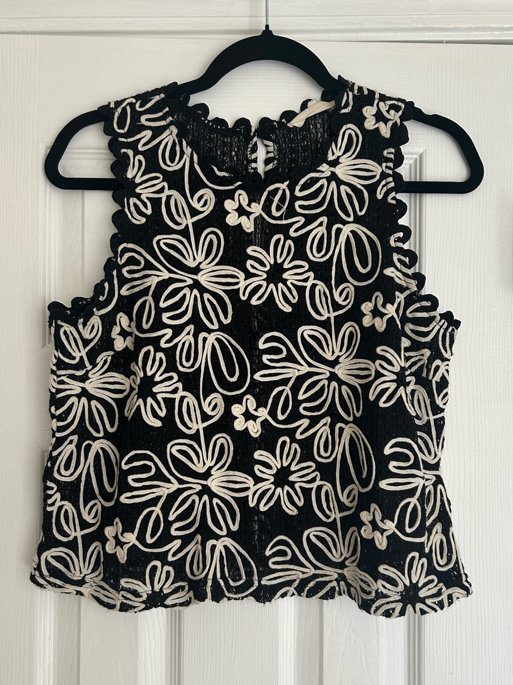 Knit crop top